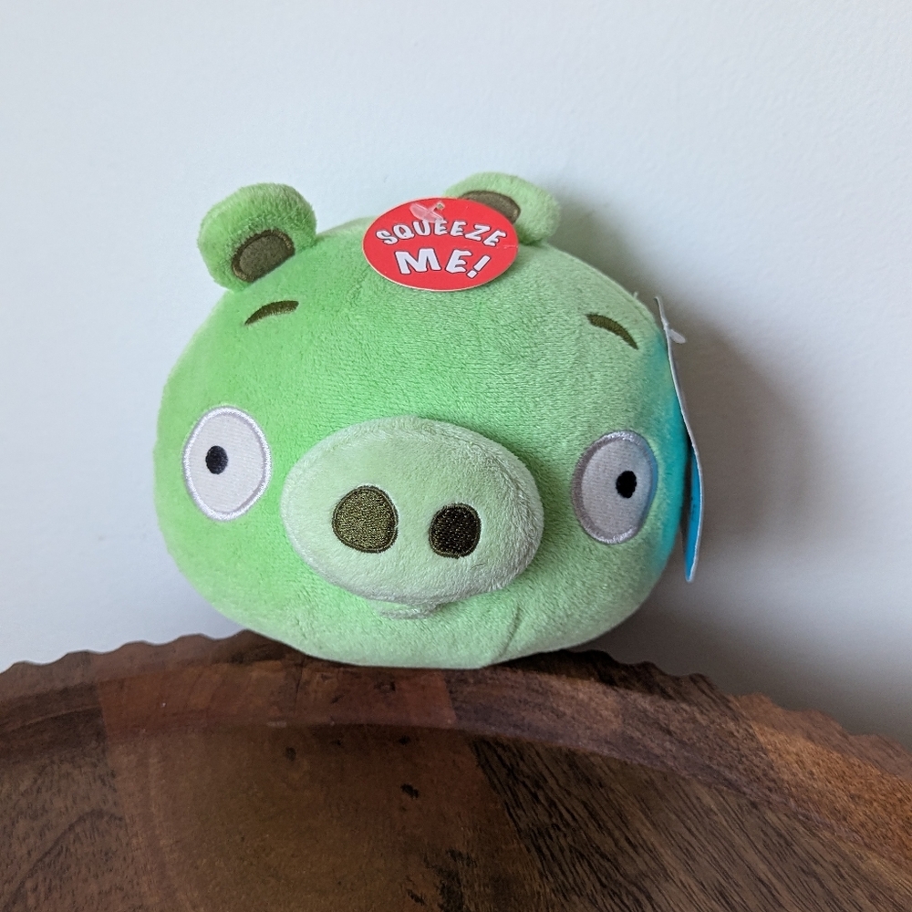 Angry Birds Green Pig 5" Plush Stuffed Animal Doll Bad Piggie *NO SOUND* **NEW**